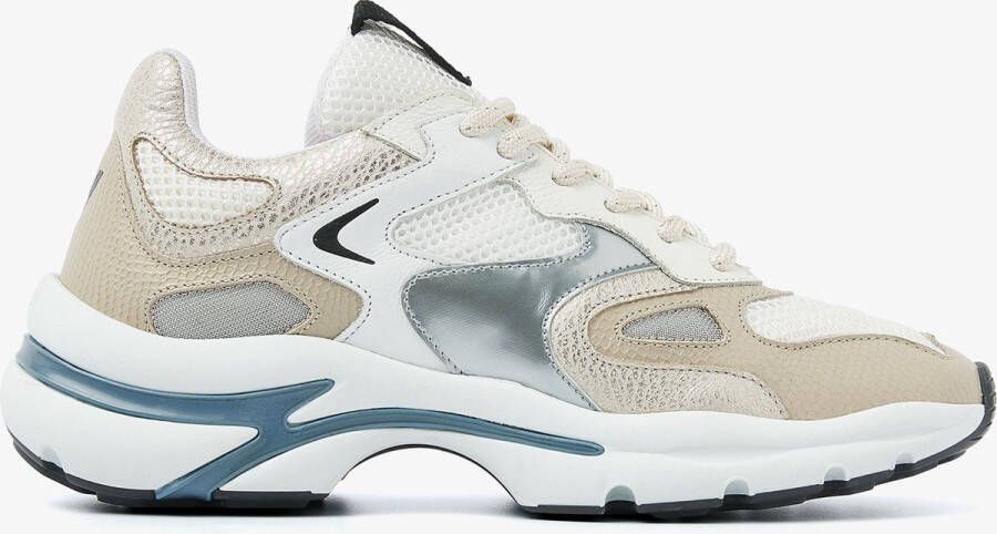 VIA VAI Lage Sneakers Dames Vesper Due Maat: 38 Kleur: Goud