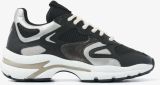 VIA VAI Lage Sneakers Dames Vesper Due Leer Zwart - Zwart