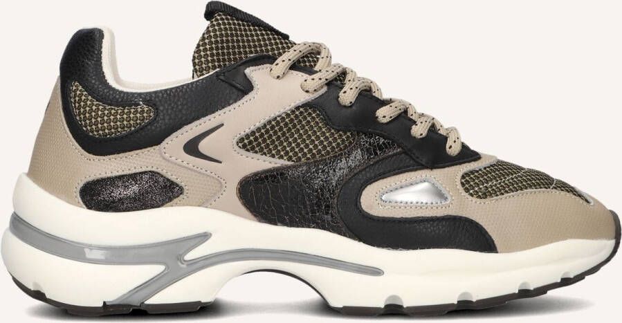 VIA VAI Vesper Due Sneakers Dames Leren Sneaker Beige