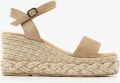VIA VAI Capri Neva Espadrilles Dames Suède Beige - Beige