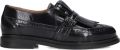 VIA VAI Fae Luca Loafers Dames Instappers Zwart - Zwart