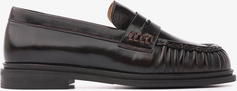 VIA VAI Fae Sarah Loafers Dames Leer Bruin
