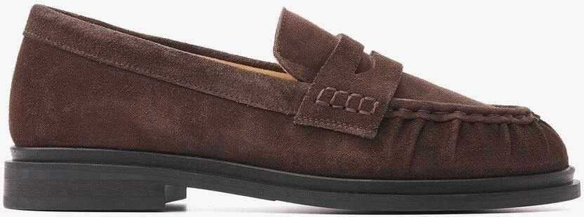 VIA VAI Fae Sarah Loafers Dames Suède Bruin