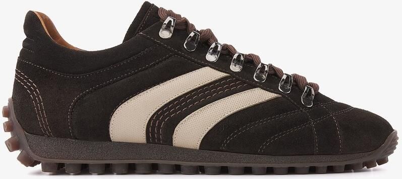 VIA VAI Jack Nathan Sneakers Heren Leer Suède Bruin