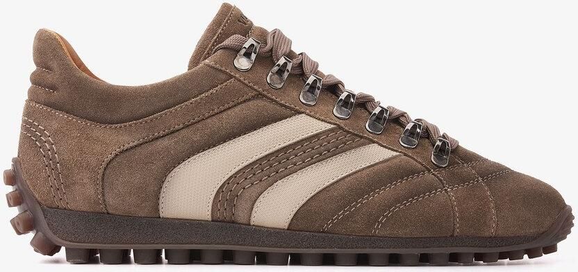 VIA VAI Jack Nathan Sneakers Heren Leer Suède Bruin