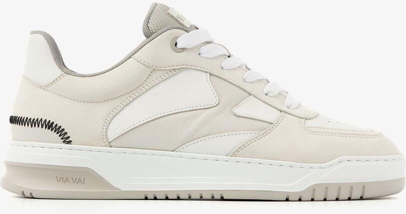 VIA VAI Jay Randy Sneakers Heren Leer Mesh Wit - Foto 2