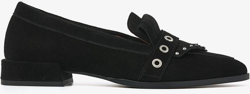 VIA VAI Loafers Dames Jazz Emily Suède Zwart