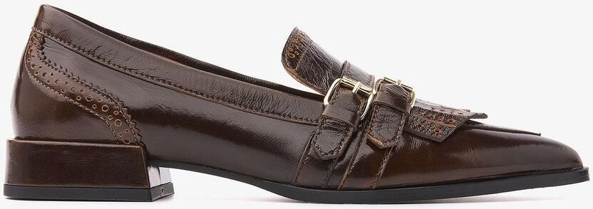 VIA VAI Jazz Lucy Loafers Dames Leer Bruin