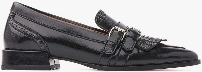 VIA VAI Jazz Lucy Loafers Dames Leer Zwart