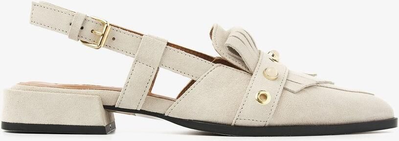 VIA VAI Slingbacks Dames Jazz Tammi Maat: 39 Materiaal: Suède Kleur: Beige - Foto 6