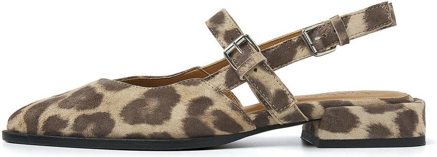 VIA VAI Slingbacks Dames Jazz Valerie Maat: 39 Materiaal: Suède Kleur: Beige - Foto 2