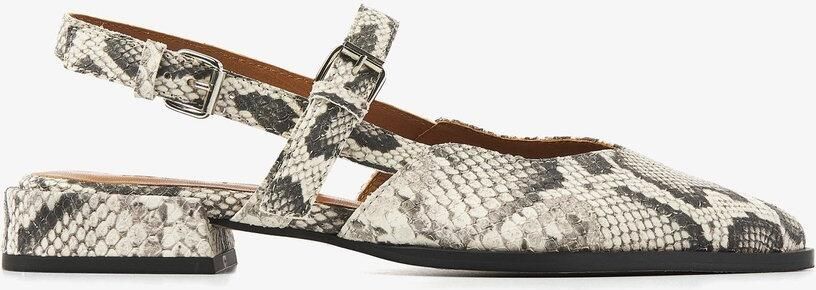 VIA VAI Jazz Valerie Slingbacks dames Leer Slangenprint