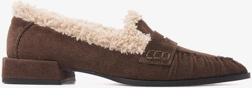 VIA VAI Jazz Vica Loafers Dames Suède Bruin
