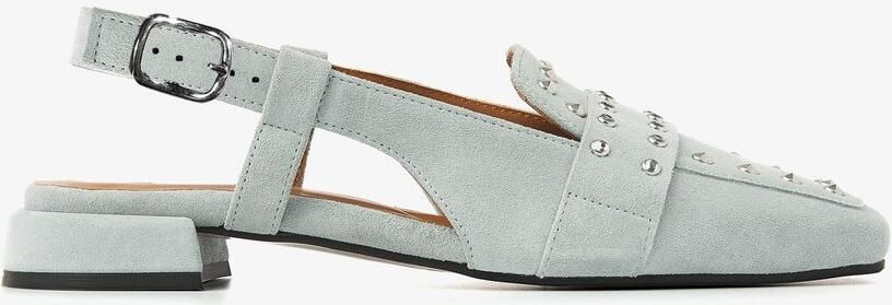 VIA VAI Julie Damian Slingbacks Dames Suède Blauw