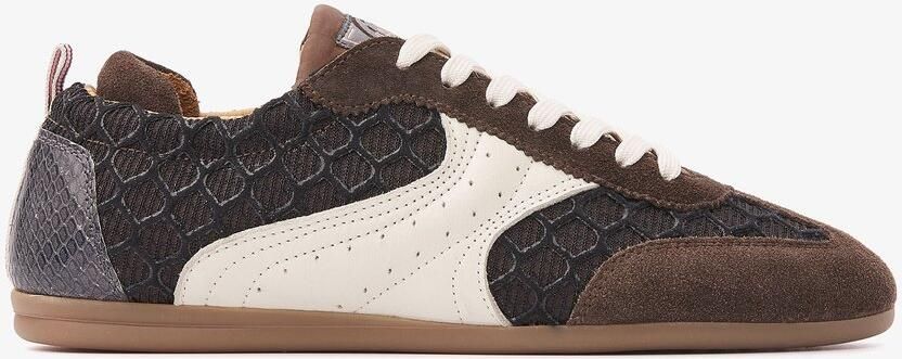 VIA VAI June Haylee Sneakers Dames Leer & Suède Bruin