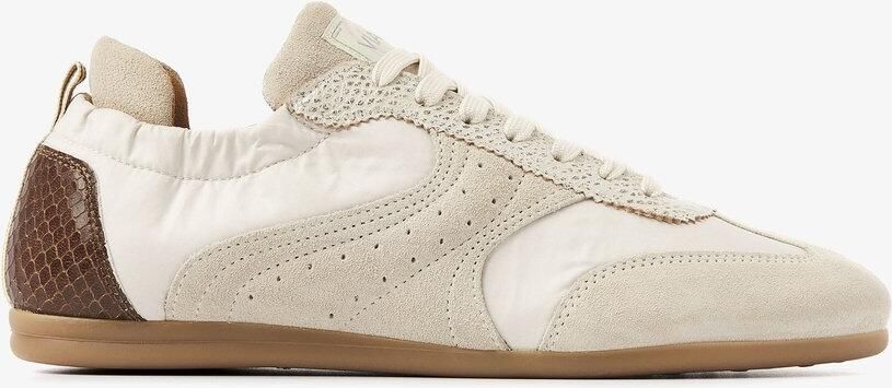 VIA VAI June Haylee Sneakers Dames Leer Suède Textiel Beige