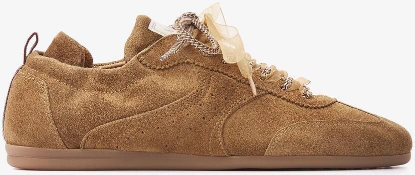 VIA VAI June Haylee Sneakers Dames Suède Beige