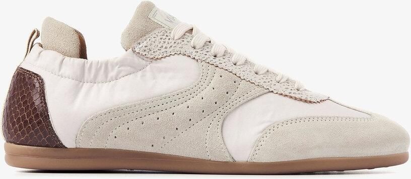 VIA VAI June Haylee Sneakers Dames Leer Suède Textiel Beige