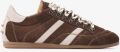 VIA VAI June Jackie Sneakers Dames Leer Suède Bruin - Bruin