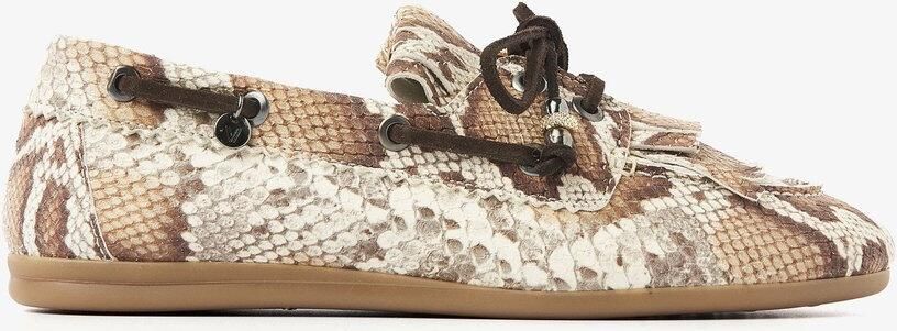VIA VAI June Loua Mocassins dames Leer Cognac
