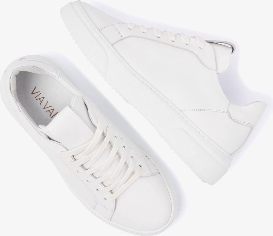 VIA VAI Juno Uni witte sneakers Wit Leer Lage sneakers Dames - Foto 5