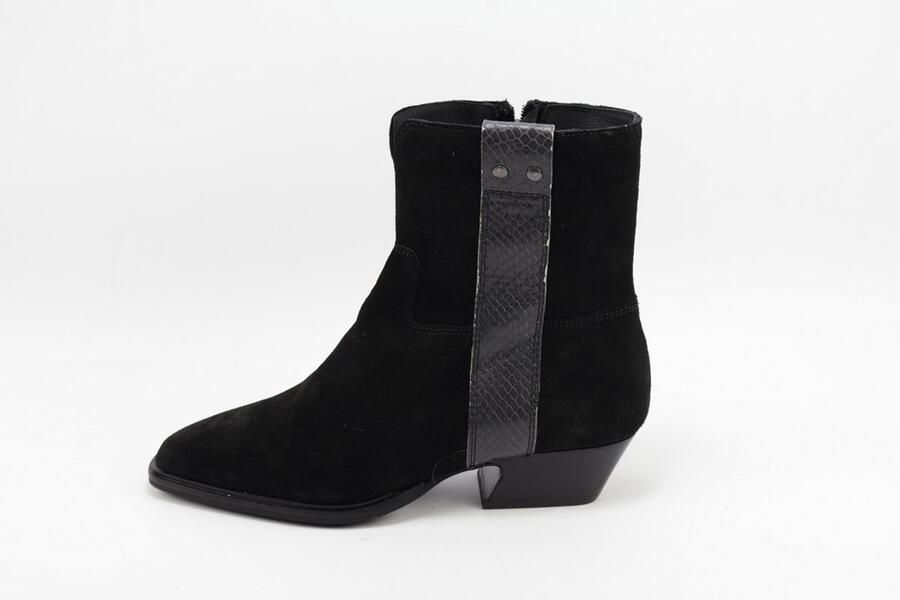VIA VAI Keira Weston Enkellaars gekleed 62489 01 900 Zwart