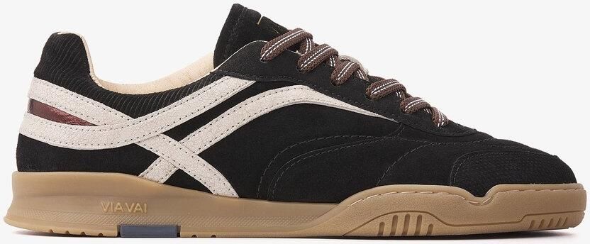 VIA VAI Kris Dante Sneakers Dames Leer Suède Zwart