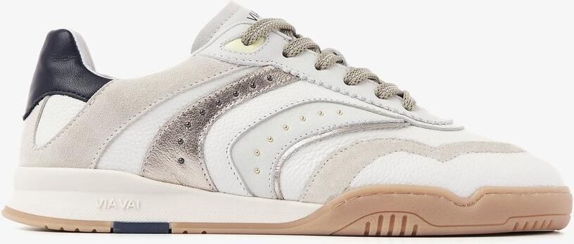 VIA VAI Kris Pax Sneakers dames Leer Su�de Wit