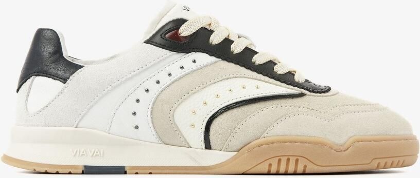 VIA VAI Kris Pax Sneakers dames Leer Suède Beige