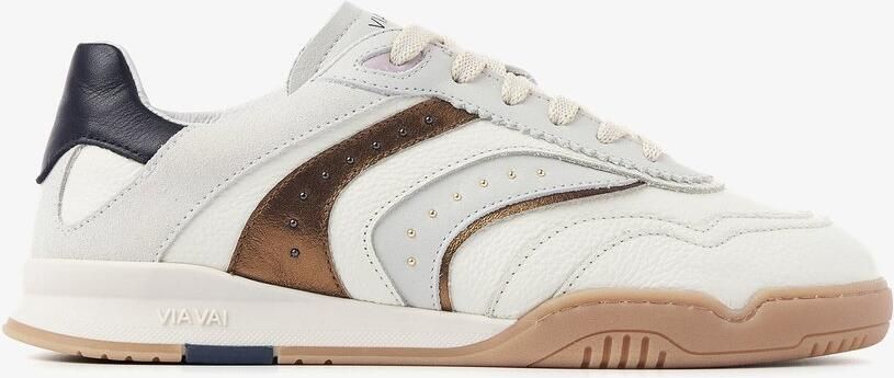 VIA VAI Kris Pax Sneakers dames Su�de Leer Beige