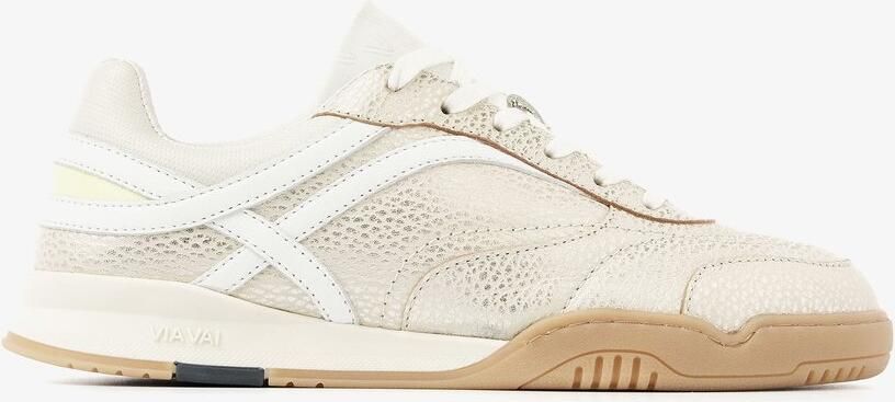VIA VAI Kris Sky Sneakers dames Leer Beige