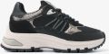 VIA VAI Liz Dae Vectra combi Nero Zwart Leer Lage sneakers Dames - Zwart