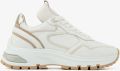 VIA VAI Liz Dulce Sneakers Dames Suède Leer Wit - Wit