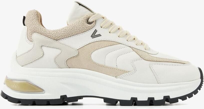 VIA VAI Liz Leighton Sneakers dames Suède Leer Beige