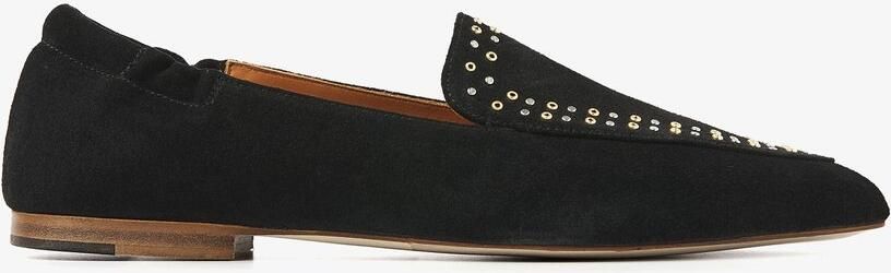 VIA VAI Lola Gabriel Loafers dames Suède Zwart