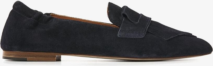 VIA VAI Lola Oakley Loafers dames Suède Blauw