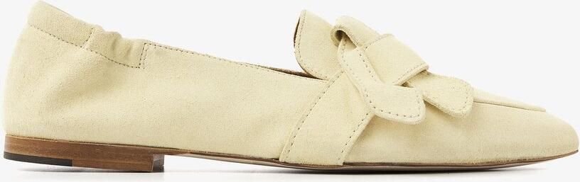 VIA VAI Lola Rayne Loafers dames Suède Geel