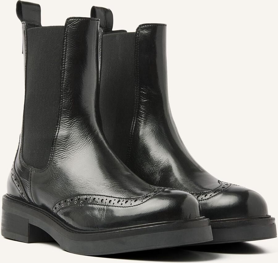 VIA VAI Enkelboots Dames Lucia Gina Maat: 41 Materiaal: Leer Kleur: Zwart - Foto 2