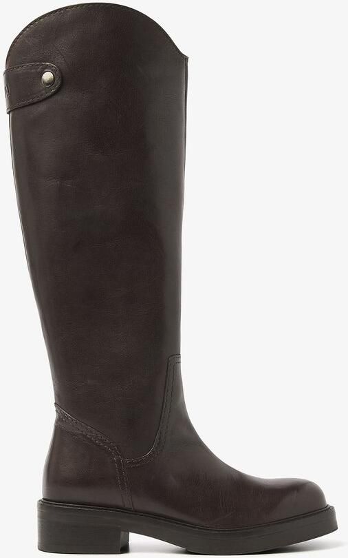 VIA VAI Hoge Laarzen Dames Lucia Rumi Maat: 41 Materiaal: Leer Kleur: Bruin - Foto 3