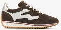 VIA VAI Mikki Alex Sneakers Dames Leer Suède Bruin - Bruin