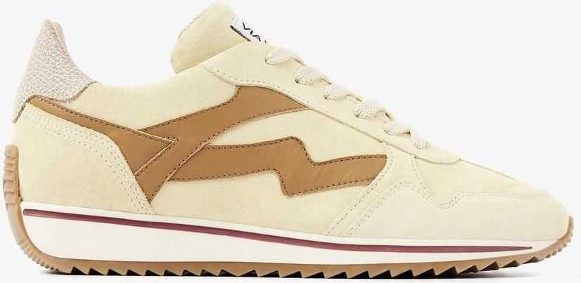 VIA VAI Mikki Alex Sneakers dames Suède Leer Geel