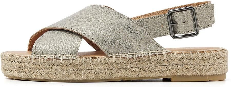 VIA VAI Sandalen met Hak Dames Mondi Isabella Leer Goud