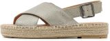 VIA VAI Sandalen met Hak Dames Mondi Isabella Leer Goud - Grijs