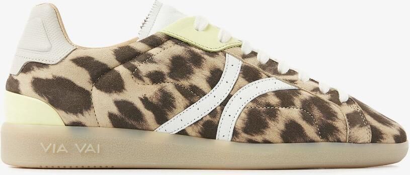 VIA VAI Nilla Khloe Sneakers dames Leer Bruin