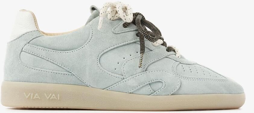 VIA VAI Nilla Macy Sneakers Dames Leer Suède Blauw