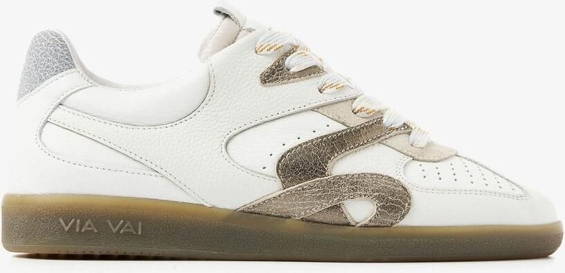 VIA VAI Nilla Macy Sneakers Dames Leer Suède Blauw