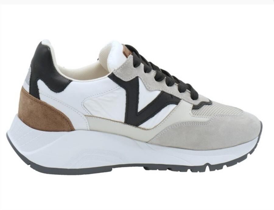 VIA VAI Owen Cody Sneakers Heren Leer Mesh Suède Textiel Cognac