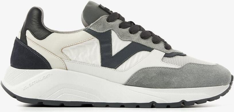 VIA VAI Owen Cody Sneakers Heren Leer Mesh Su�de Textiel Blauw - Foto 3