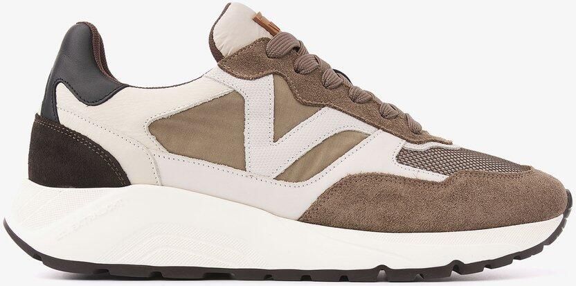 VIA VAI Owen Cody Sneakers Heren Leer Suède Bruin Beige