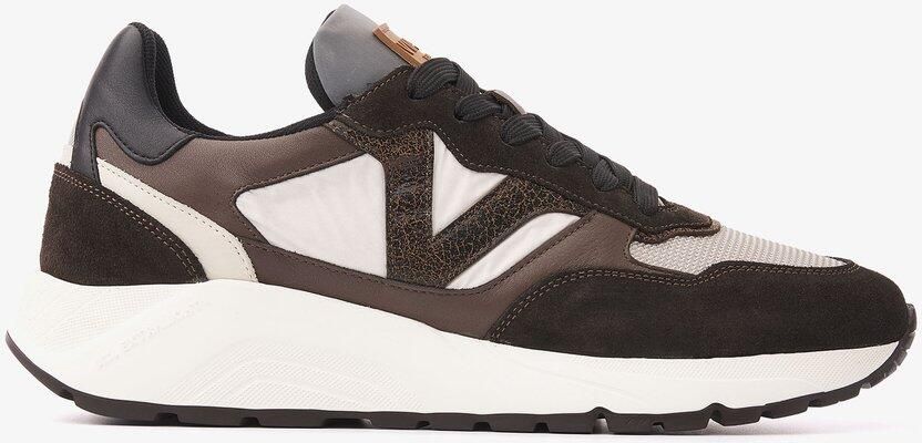 VIA VAI Owen Cody Sneakers Heren Leer Suède Donkerbruin